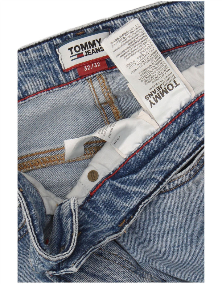 TOMMY HILFIGER Jeans slim da uomo W32 L32 cotone blu