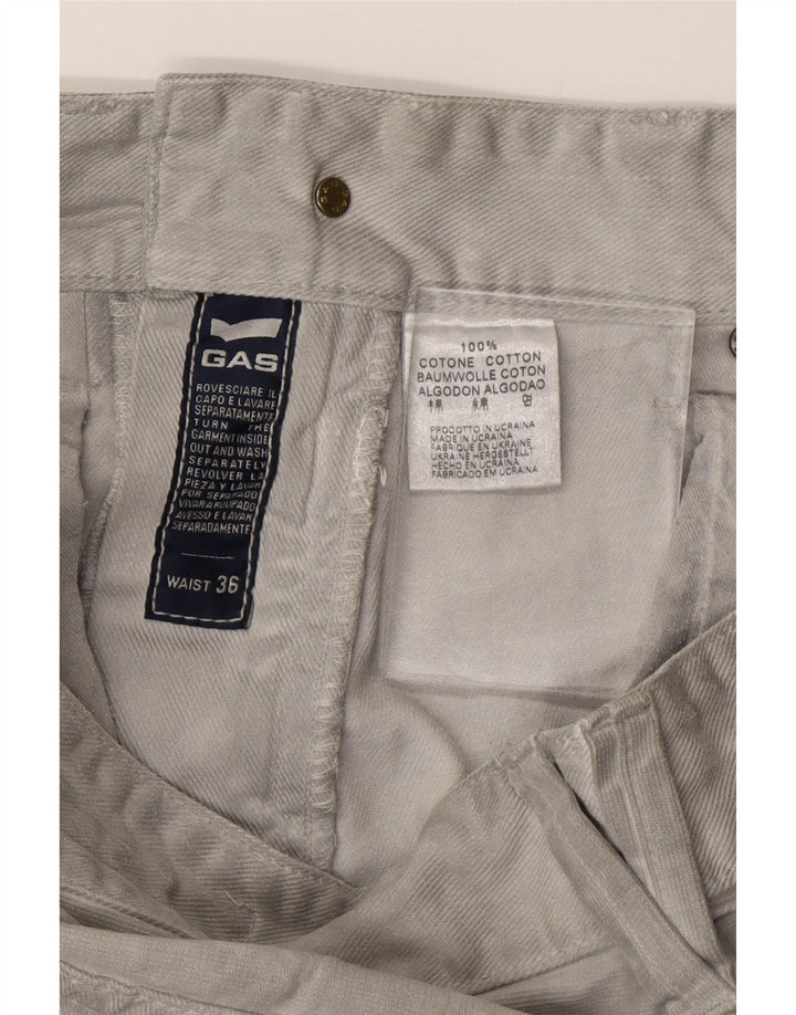 Jeans dritti cargo da uomo GAS W36 L31 cotone grigio