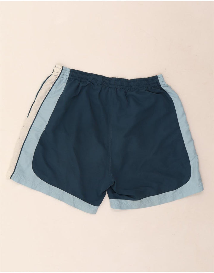 Pantaloncini sportivi grafici da uomo Fila XL poliestere color block blu navy
