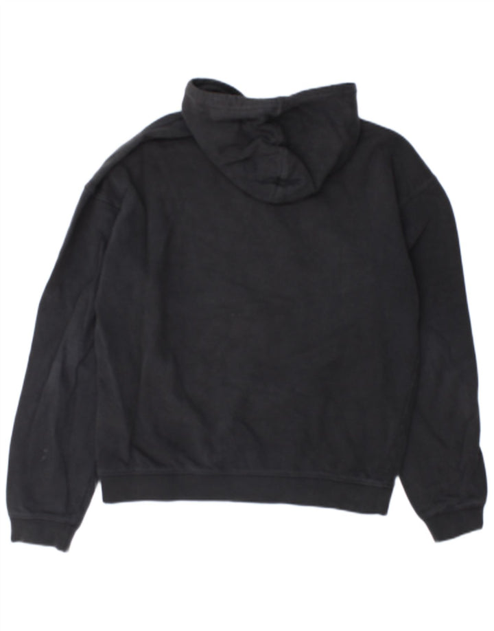 Maglione con cappuccio grafico da uomo Calvin Klein piccolo in cotone grigio