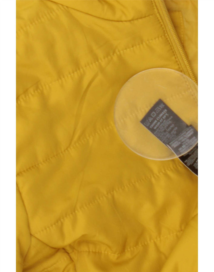 Giacca imbottita da donna Marks & Spencer UK 10 Small Poliestere giallo