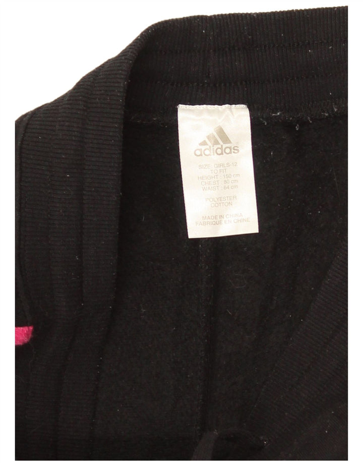 Pantaloni Tuta Adidas Bambina 11-12 Anni Poliestere Nero