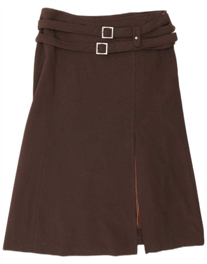 Gonna a trapezio da donna Atos Lombardini W30 Marrone medio