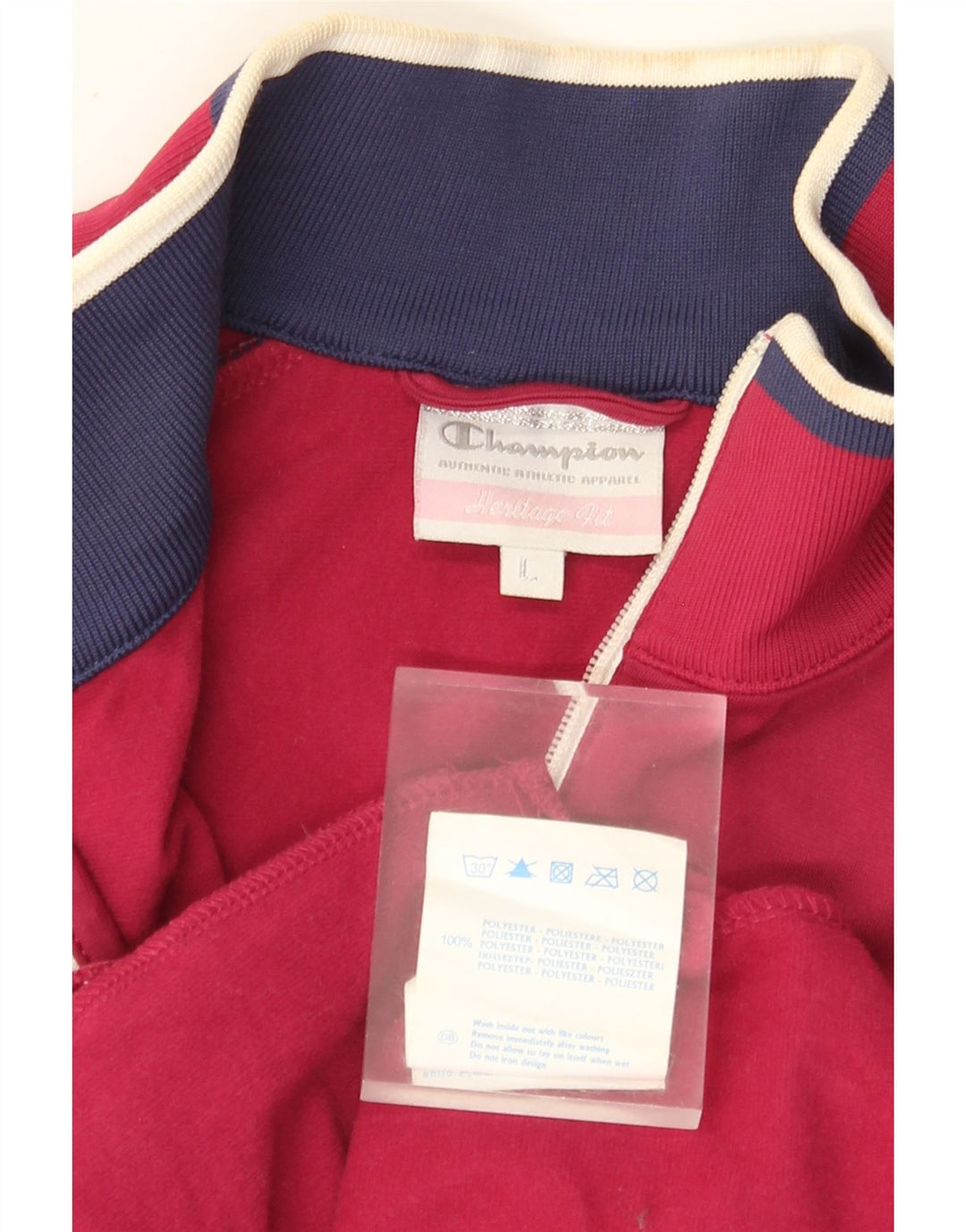 CHAMPION Giacca da tuta da donna Heritage Fit UK 14 Large Rossa