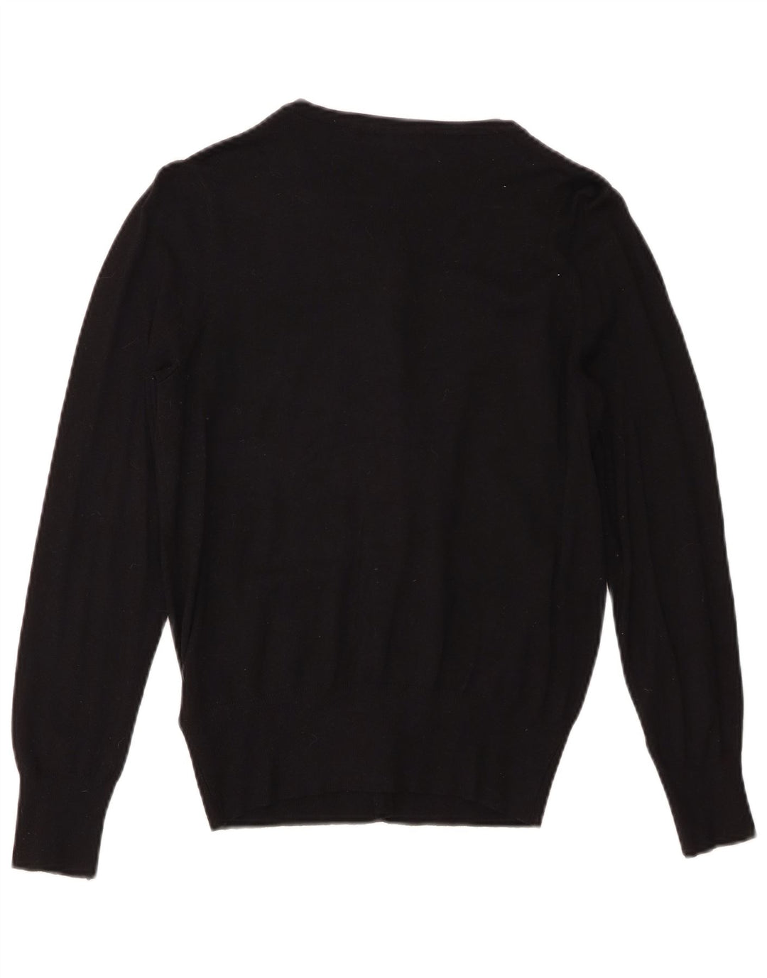 Maglione cardigan da donna Marks & Spencer UK 10 piccolo viscosa nera