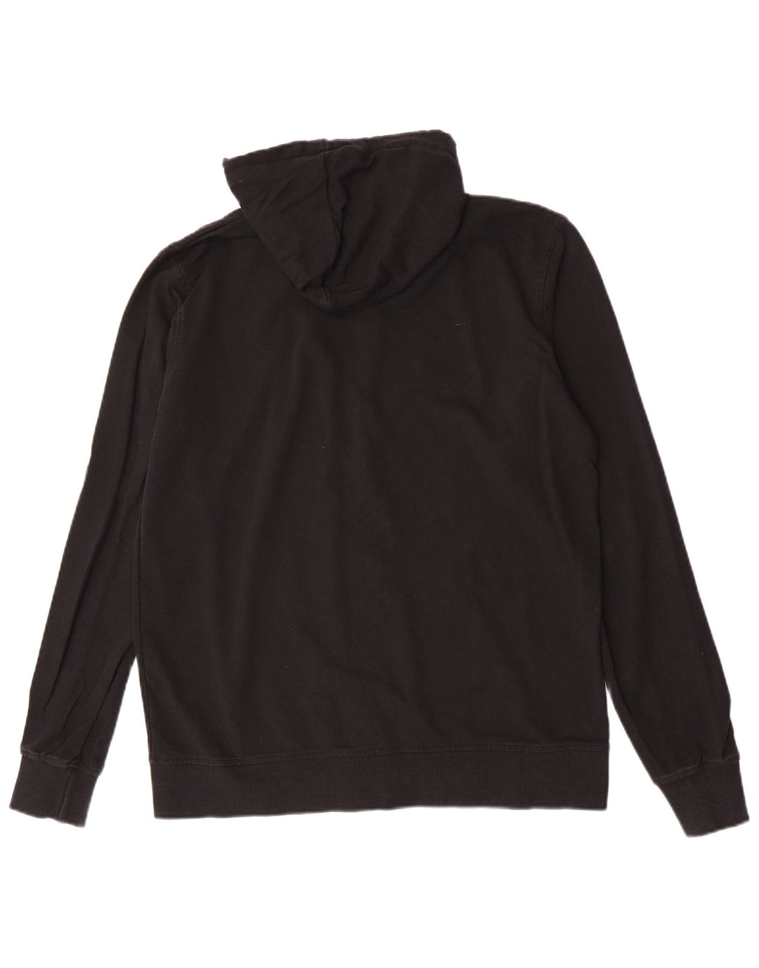 Maglione con cappuccio e zip da uomo Lotto grande in cotone nero