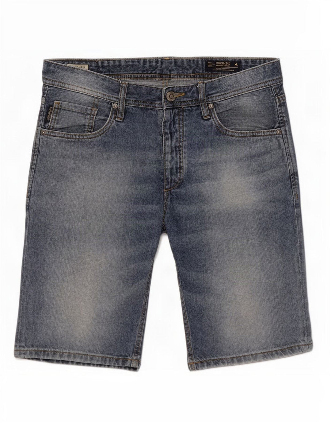 Pantaloncini di jeans da uomo Jack & Jones grandi W36 in cotone blu