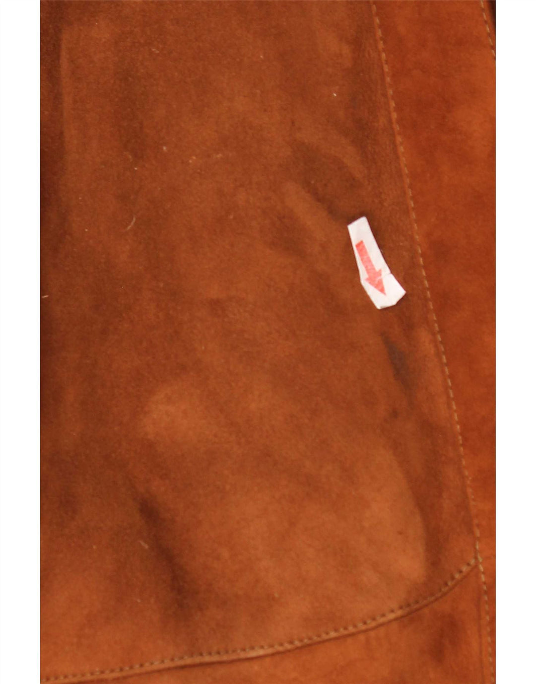 Cappotto in shearling vintage da donna dal taglio ampio IT 44 Marrone medio