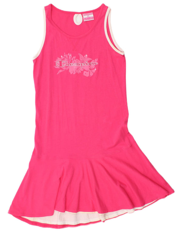 Abito da tennis grafico per ragazze Champion 13-14 anni XL Rosa floreale