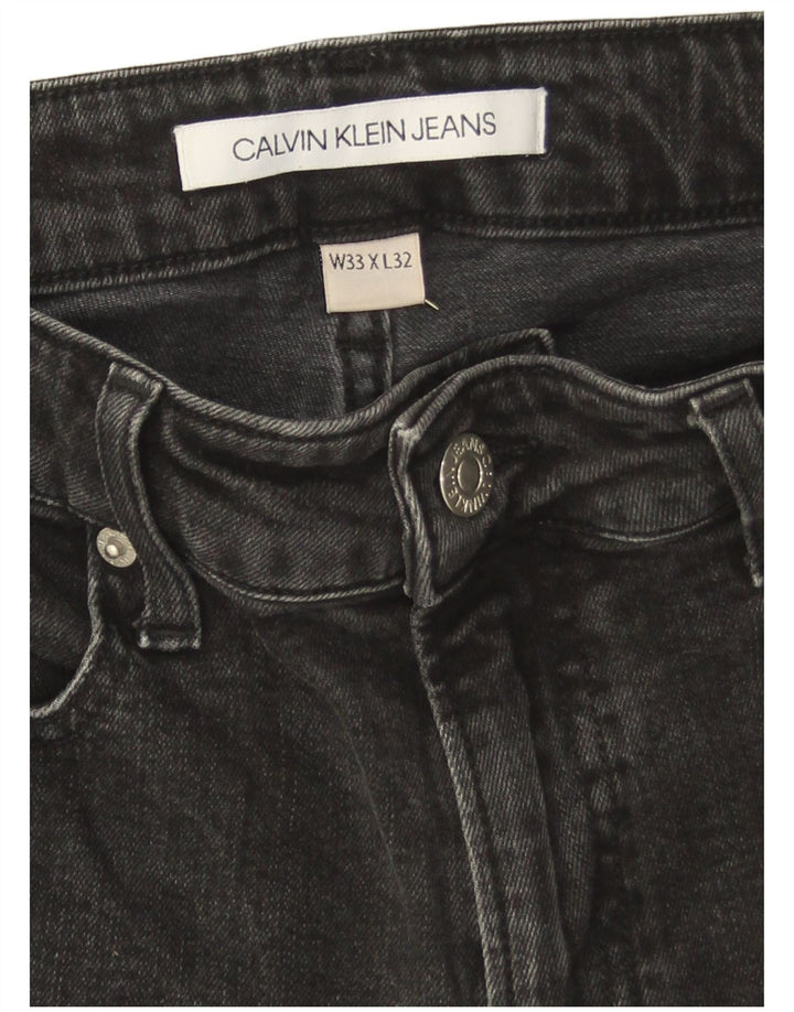 Jeans skinny da uomo Calvin Klein W33 L32 Grigi