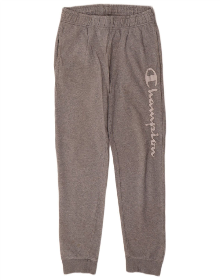 Pantaloni da tuta con grafica da donna Champion Joggers UK 10 Small Grigio