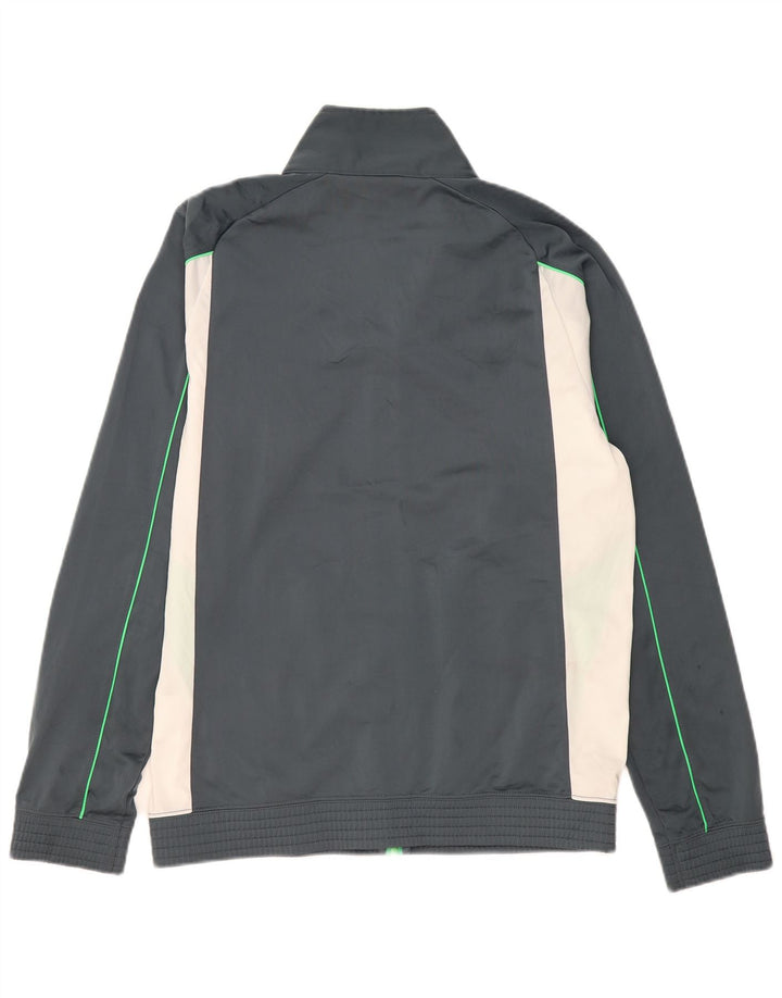 Giacca da tuta da uomo Champion, grande, in poliestere color block grigio