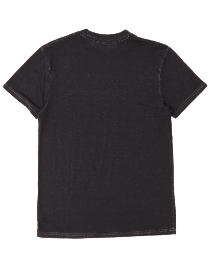 T-shirt grafica da uomo Hard Rock Cafe Amsterdam Top in cotone nero medio