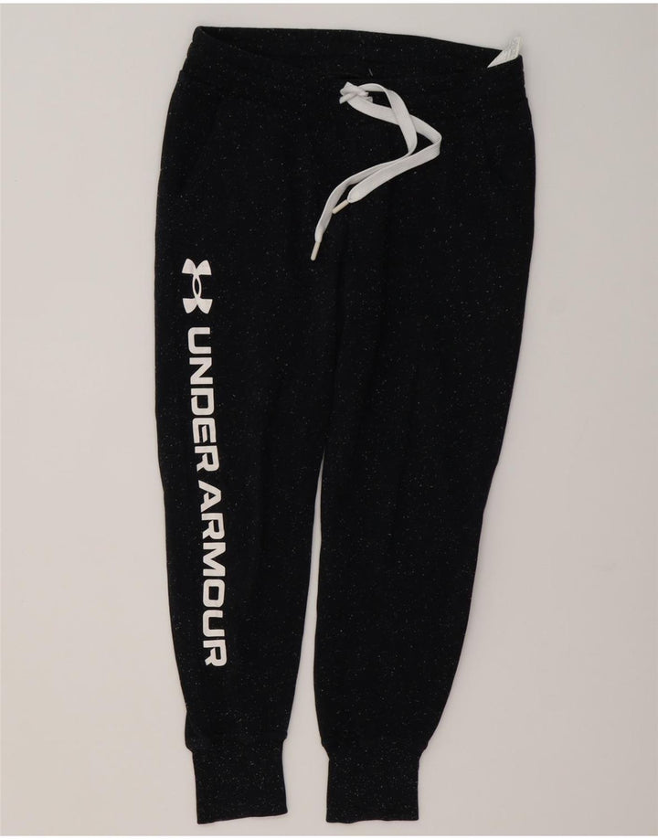 Pantaloni da tuta con grafica da uomo Under Armour Joggers medio nero screziato