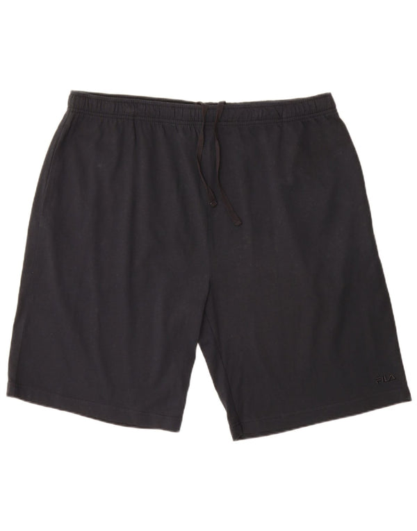 Pantaloncini sportivi da uomo Fila 2XL cotone blu navy