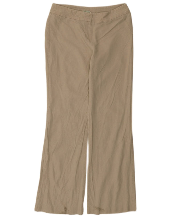 Pantaloni casual Bootcut da donna Marks & Spencer UK 12 Medio W30 L31 Beige