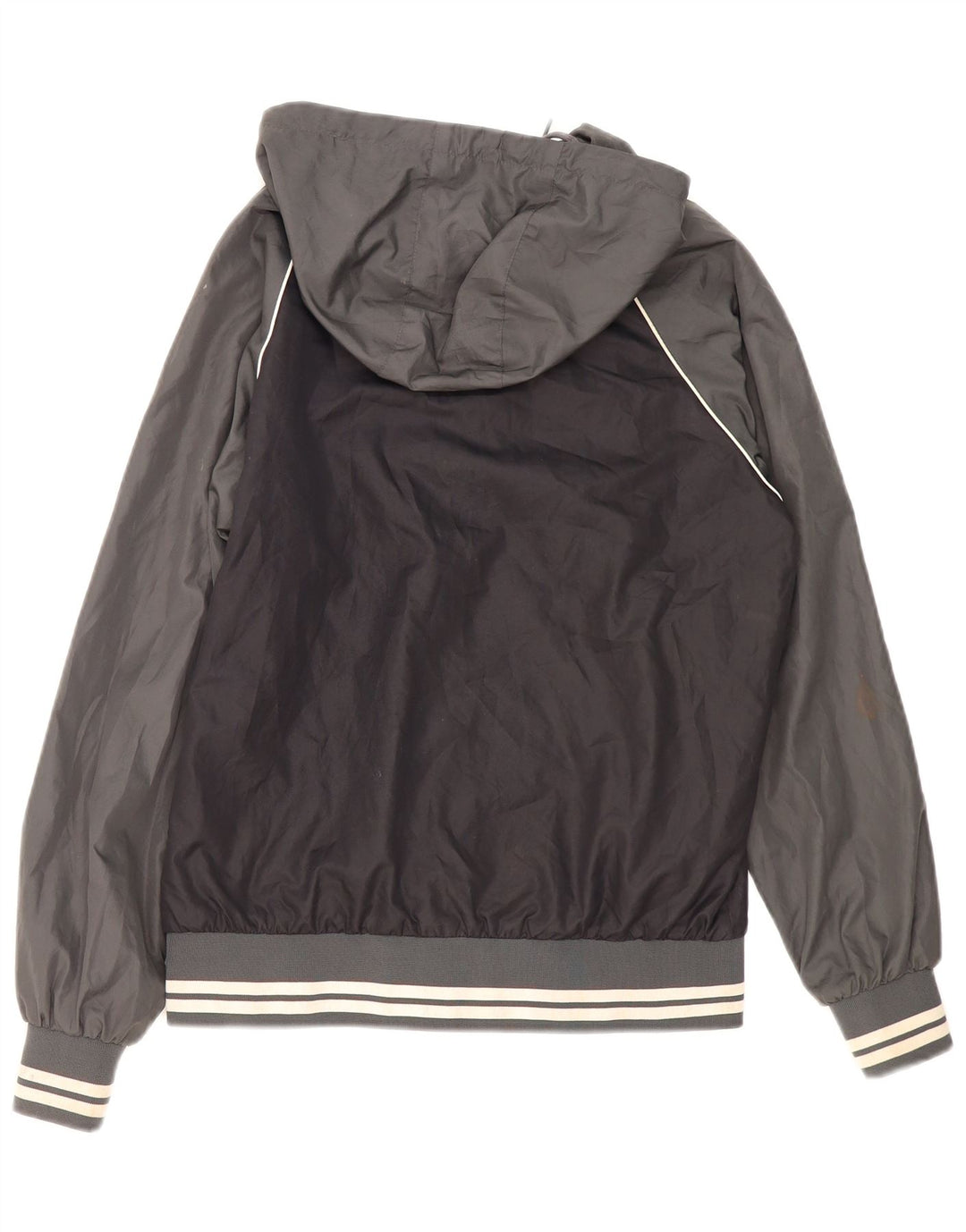 Giacca antipioggia da uomo Fila Small nera in poliestere color block