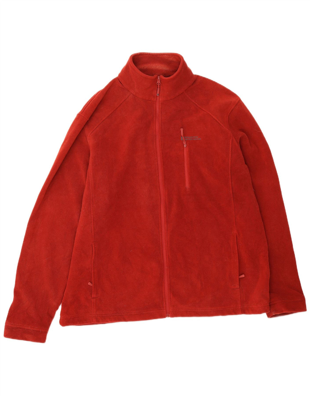 Giacca in pile da uomo Mountain Warehouse UK 46 3XL Poliestere rosso