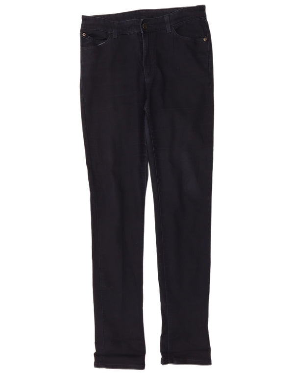 Pantaloni casual slim da donna Emporio Armani W30 L32 cotone blu navy
