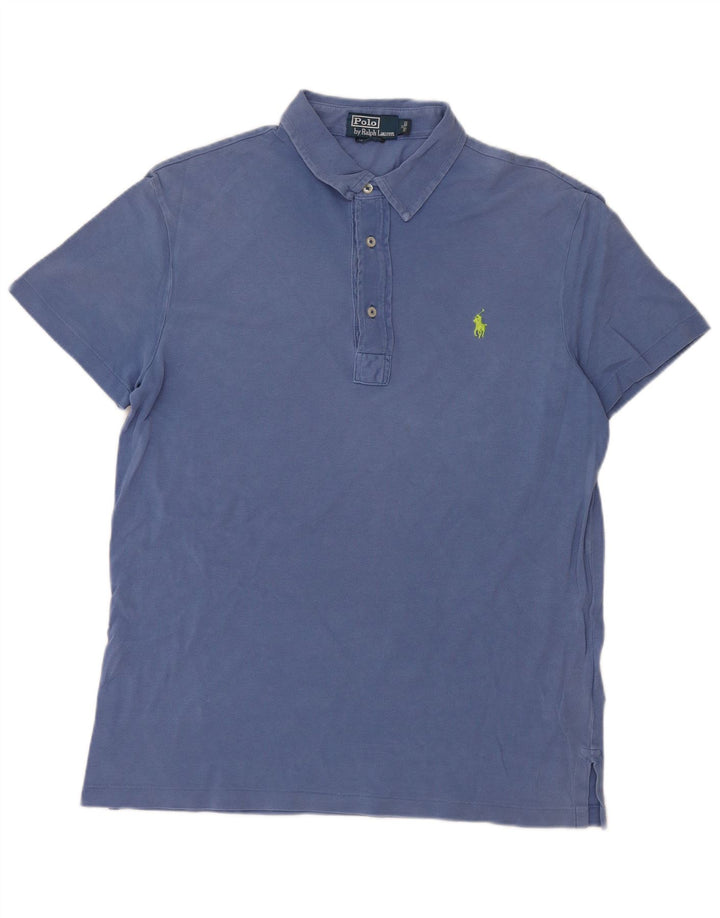 POLO RALPH LAUREN Polo Uomo Blu Medio Cotone