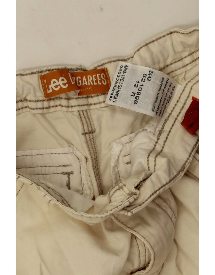 Pantaloncini cargo Lee da bambino 11-12 anni W24 in cotone beige