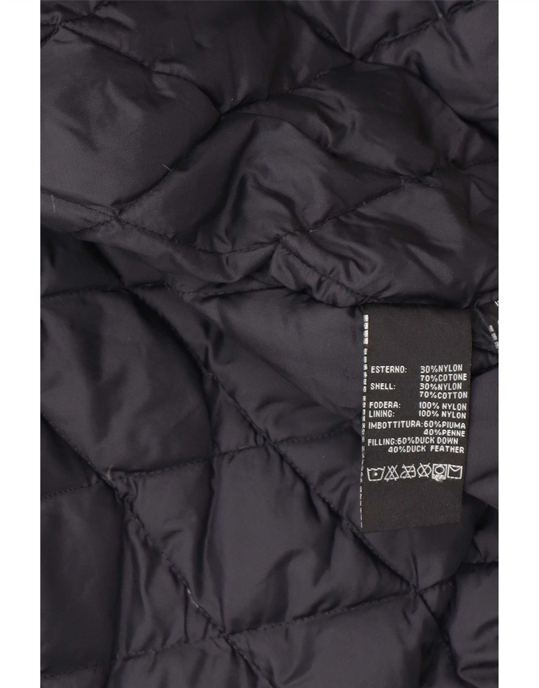 Giubbotto bomber da uomo Refrigue UK 42 XL cotone blu navy