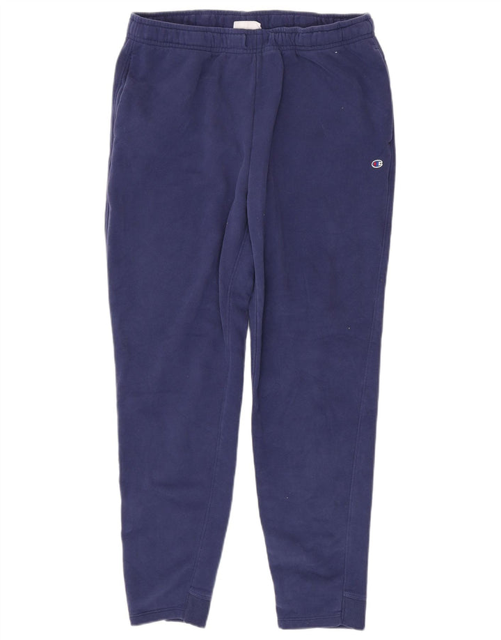 Pantaloni da tuta da uomo Champion in cotone medio blu navy