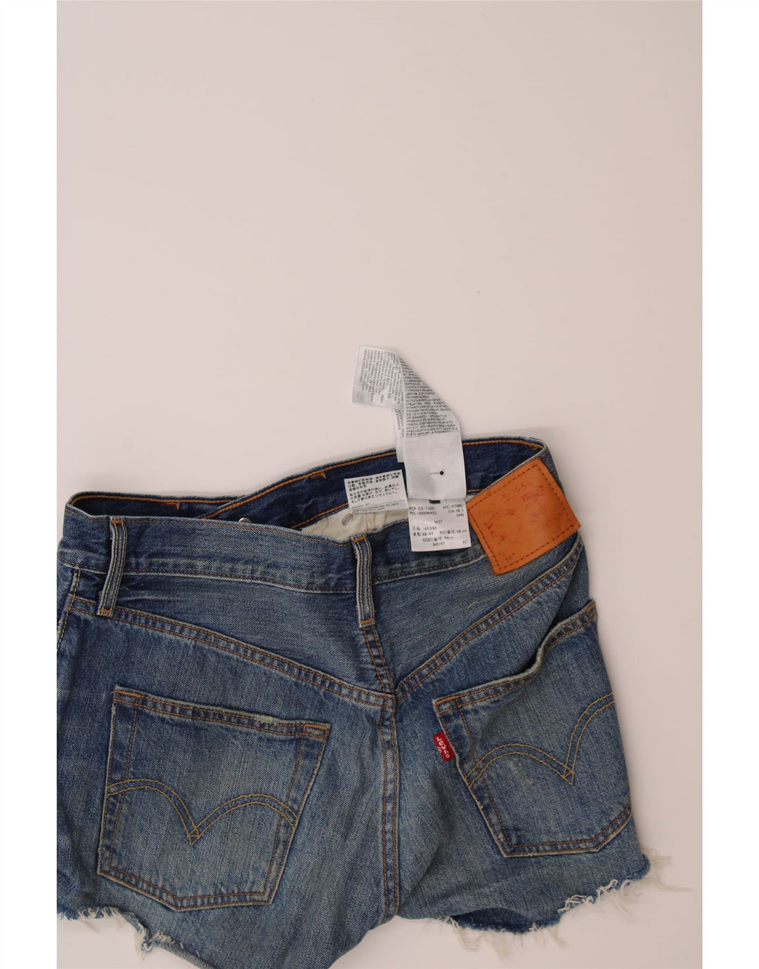 LEVI'S Womens 501 Denim Shorts W27 Small  Blue Cotton Vintage Levi's and Second-Hand Levi's from Messina Hembry 