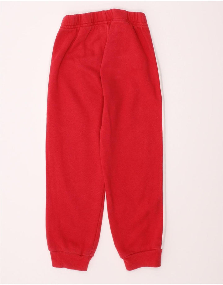 Pantaloni della tuta da bambina ADIDAS Joggers 3-4 anni in cotone rosso