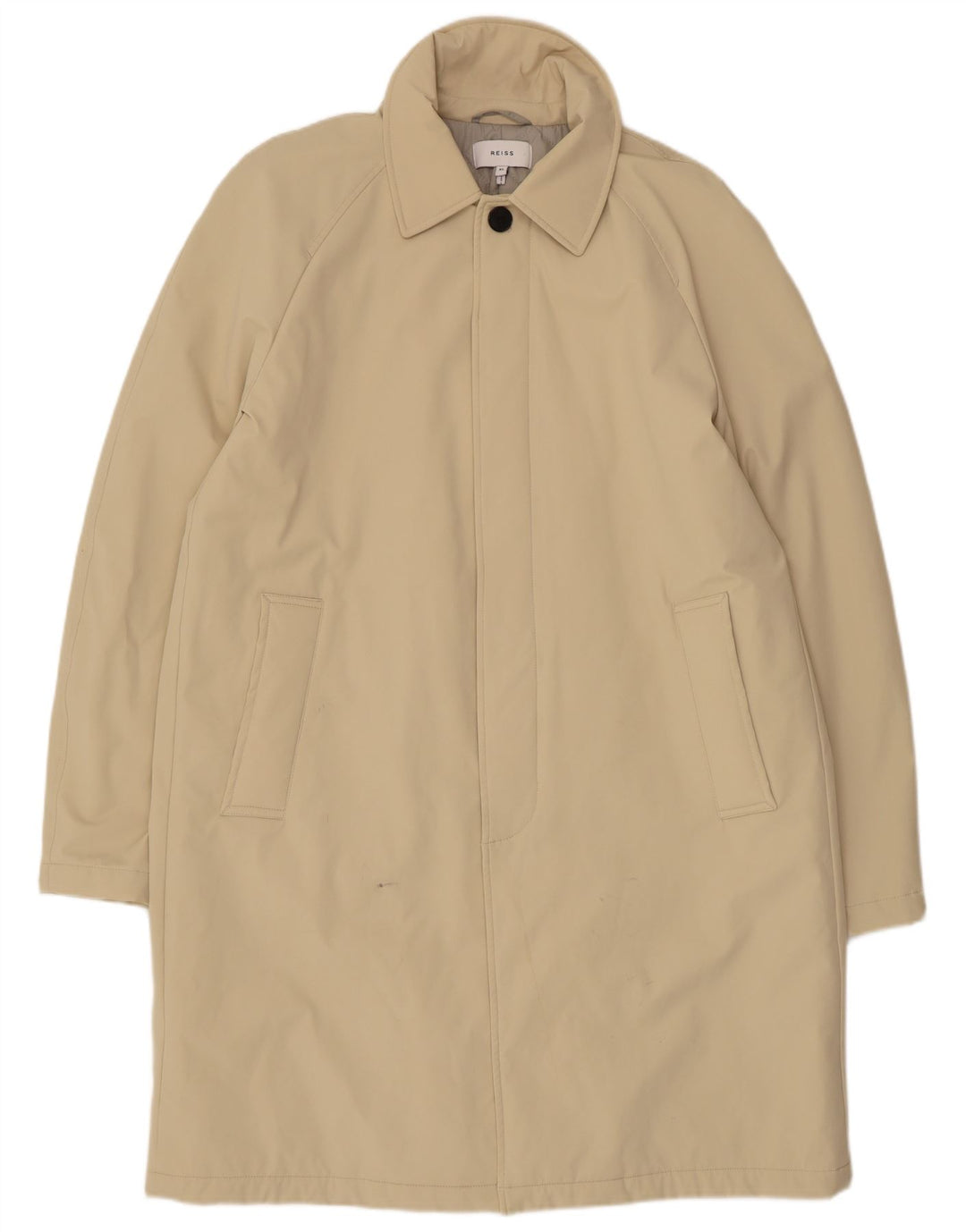 Cappotto da uomo Reiss UK 42 XL Beige poliammide