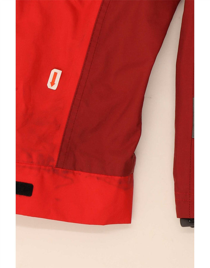 Giacca antipioggia con cappuccio da donna McKinley EU 40 Medium Red Colourblock in poliammide