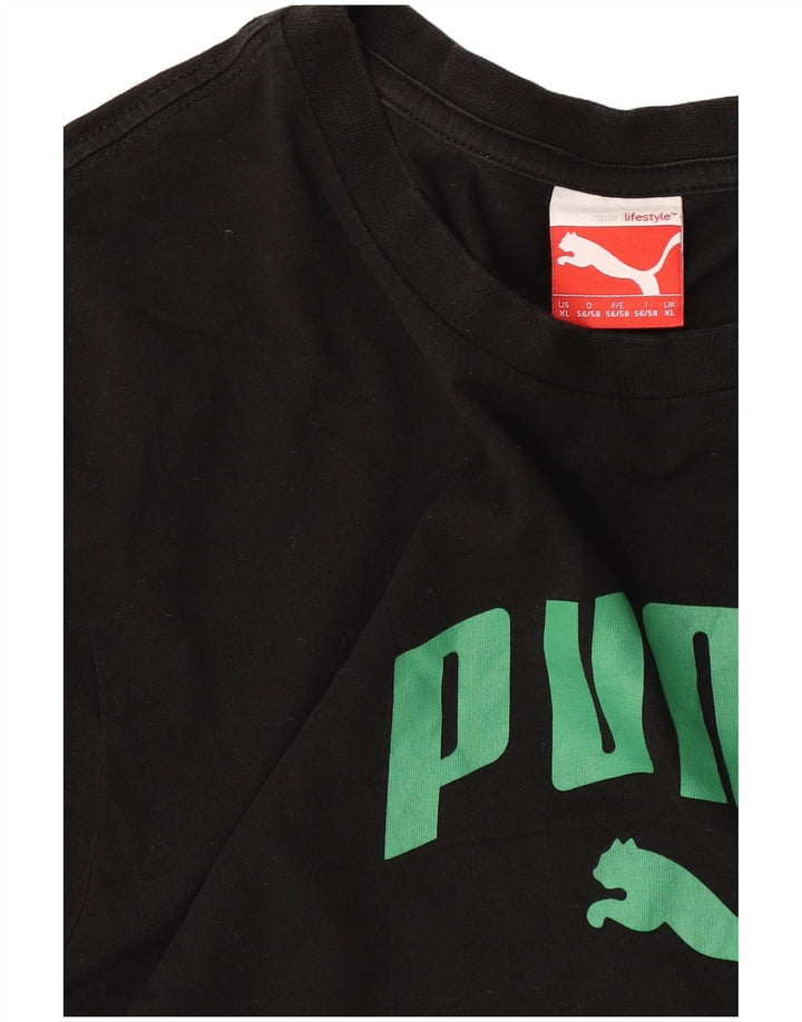 T-shirt grafica da uomo Puma Top XL Nera