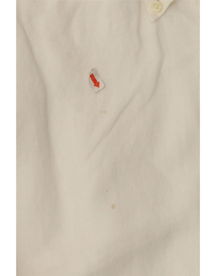 VINTAGE Mens Shirt Size 39 Medium White