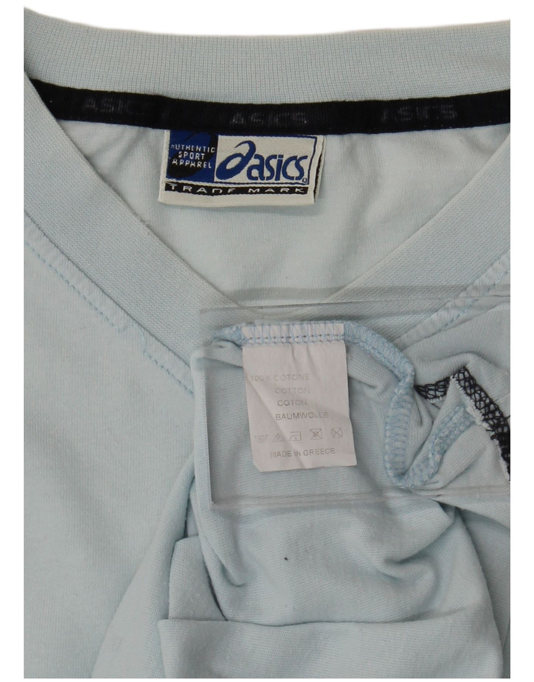 T-shirt da uomo Asics Top 2XL in cotone blu
