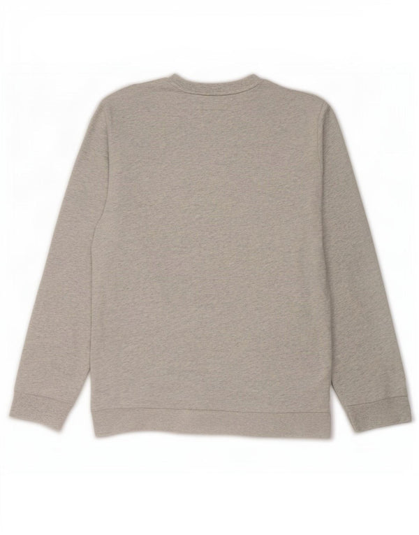 Polo Ralph Lauren Felpa grafica da uomo Maglione grande cotone chiazzato grigio
