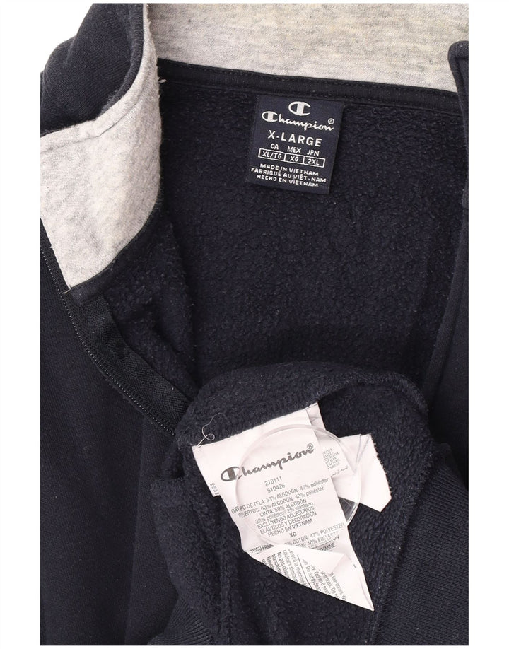 Giacca da tuta da uomo Champion XL in cotone blu navy