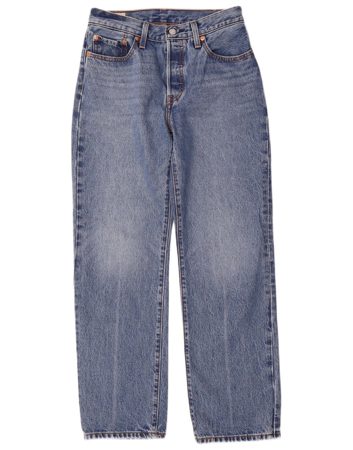 Levi's Donna 501 Jeans dritti W26 L30 Cotone blu anni '90