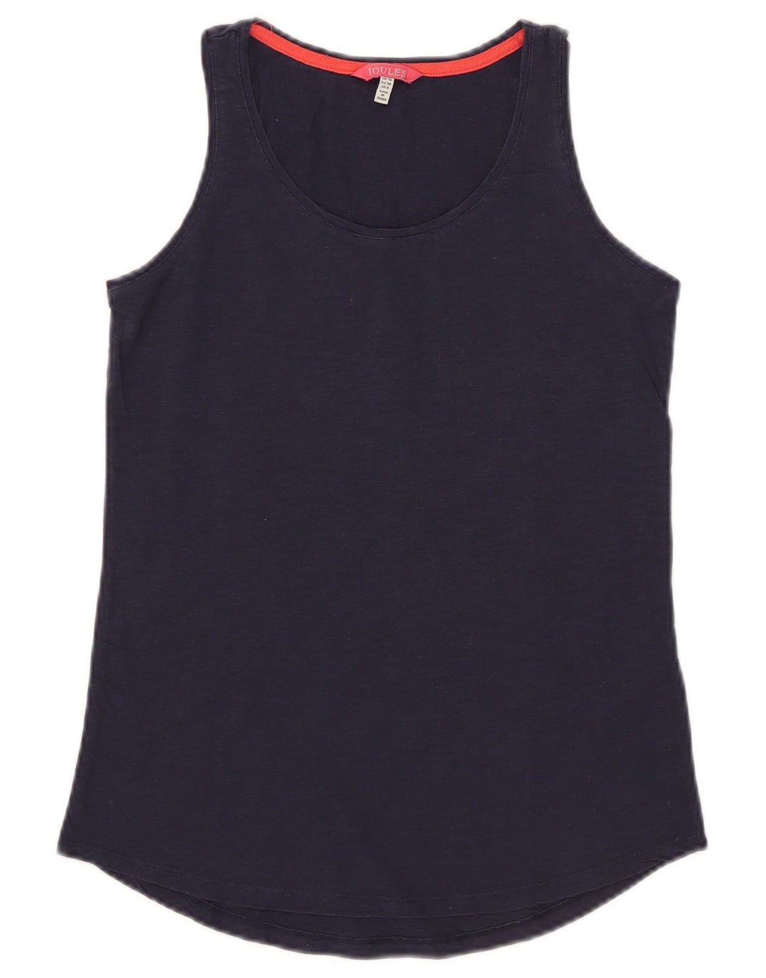 Canotta da donna Joules UK 10 piccola in cotone blu navy