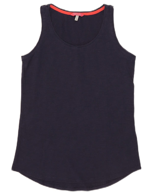 Canotta da donna Joules UK 10 piccola in cotone blu navy