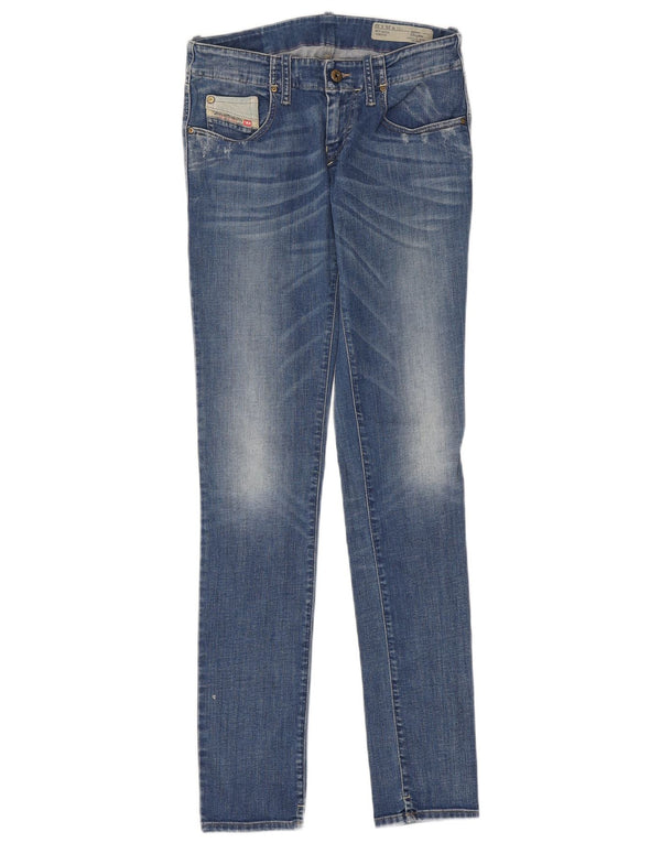 Jeans skinny super slim da donna Grupee a vita bassa Diesel W25 L32 cotone blu