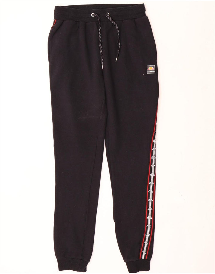 Pantaloni da tuta con grafica da uomo Ellesse Joggers medio cotone nero