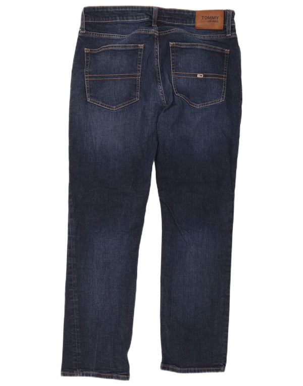 Jeans dritti Ryan da uomo Tommy Hilfiger W36 L28 cotone blu navy