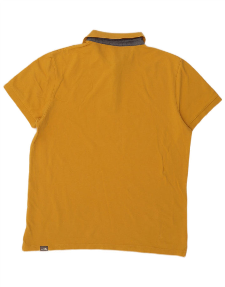 Polo da uomo The North Face grande in cotone giallo