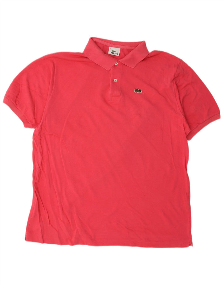 Polo da uomo Lacoste taglia 8 3XL cotone rosa