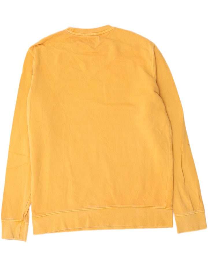 Marks & Spencer Felpa grafica da uomo Maglione grande cotone giallo
