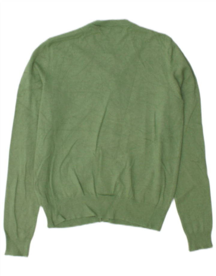 Maglione cardigan da donna Marks & Spencer UK 10 piccolo verde