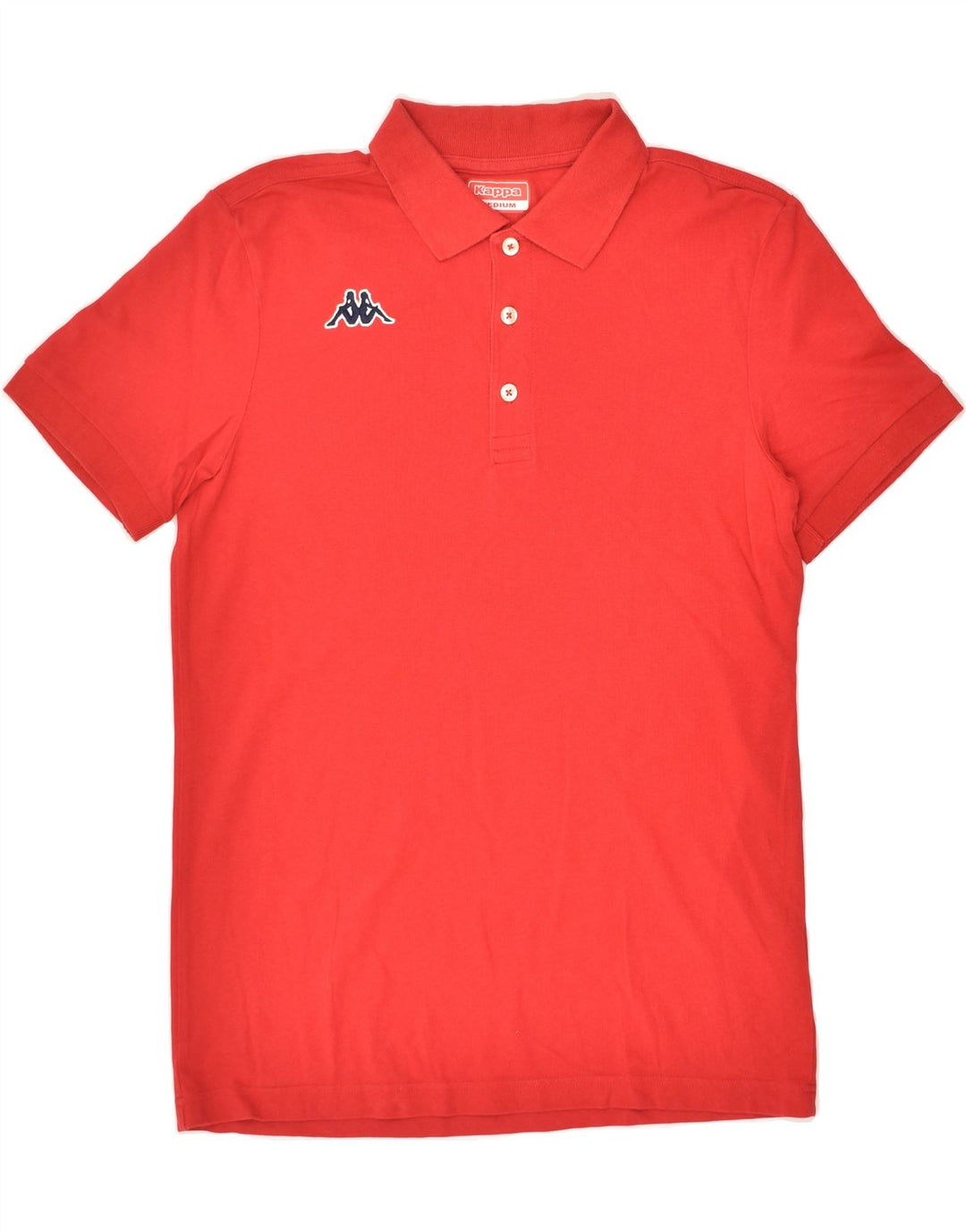 KAPPA Mens Polo Shirt Medium Red Cotton | Vintage Kappa | Thrift | Second-Hand Kappa | Used Clothing | Messina Hembry 
