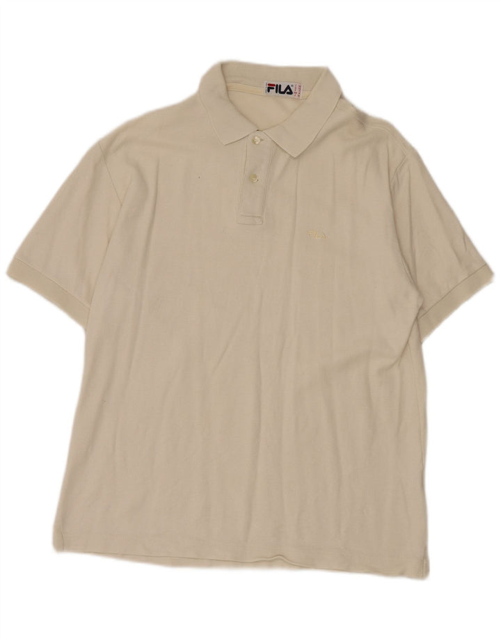 Polo Fila Uomo IT 50 Beige Medio