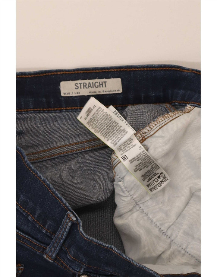 Jeans dritti da uomo Marks & Spencer W38 L33 cotone blu