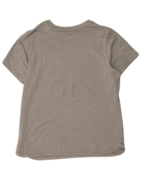 T-shirt da uomo Puma Top in poliestere chiazzato grigio medio
